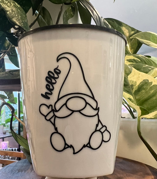 Small “Hello Gnome” Pot